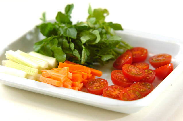 牛しゃぶの野菜巻きの作り方の手順1