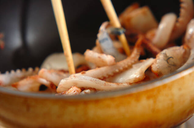 イカのソース炒めの作り方の手順7