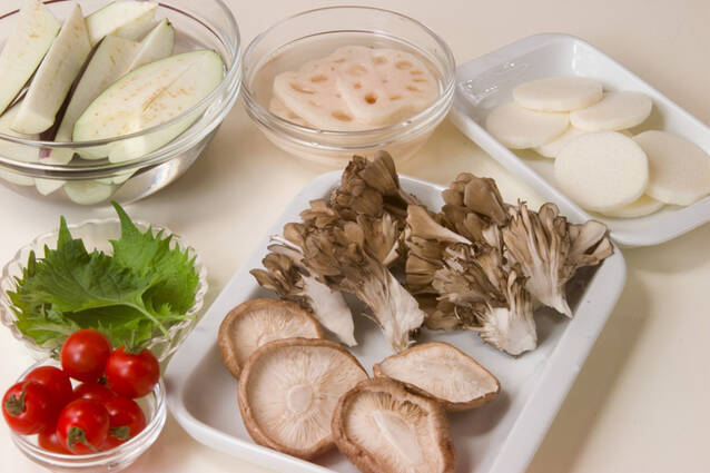 野菜の天ぷらの作り方の手順1