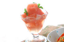 スイカのデザート