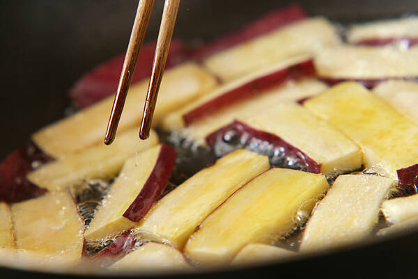 サツマイモのハニー味の作り方の手順2