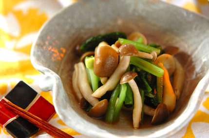 青菜のからししょうゆ和え