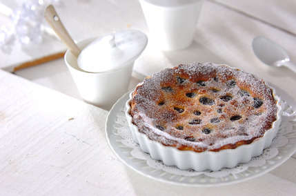 さくらんぼのクラフティ