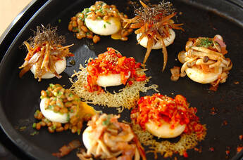 ホットプレートで焼き餅