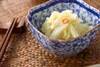 白菜のゴマ油甘酢和えの作り方の手順