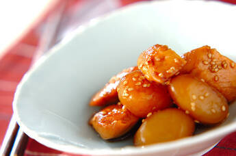 玉コンニャクの照り焼き