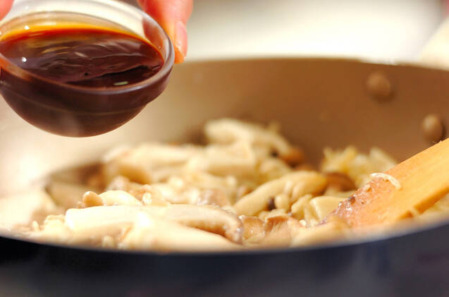 キノコのオイスター炒めの作り方の手順6