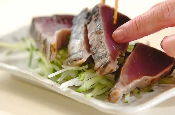 カツオのたたきの作り方1