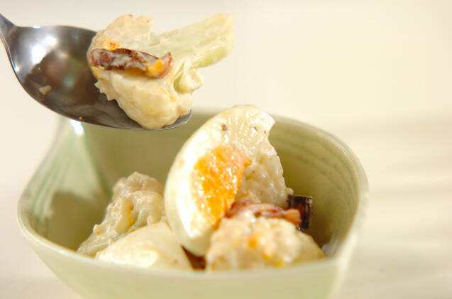 カリフラワーと卵のサラダの作り方の手順6