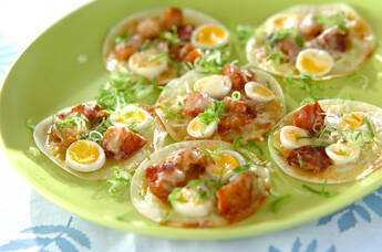 焼き鳥缶のひとくちピザ