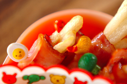 ポテトのベーコン巻き