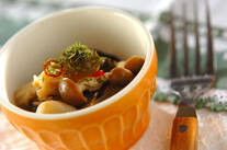 キノコの甘酢和え