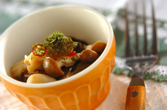 キノコの甘酢和え