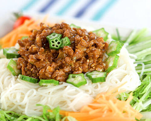 ジャージャー素麺