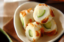 ちくわキュウリ・ワサビじょうゆ添え