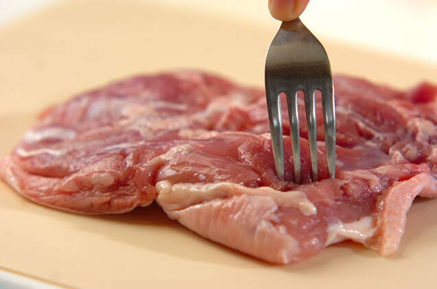 ネギしょうゆ揚げ鶏の作り方の手順1