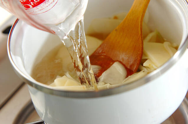 ポテトのスープの作り方の手順4