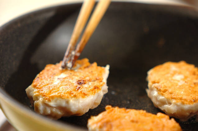 レンコンつくねの作り方の手順3