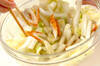白菜とちくわのサッパリ和えの作り方の手順5