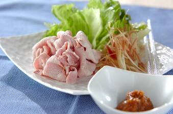 冷しゃぶのレタス包み