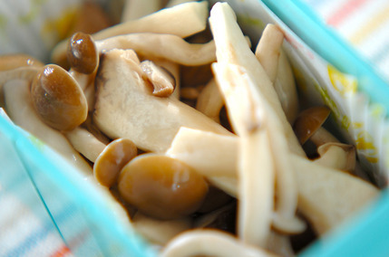 キノコのポン酢和え