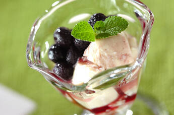 豆腐のパンナコッタ風