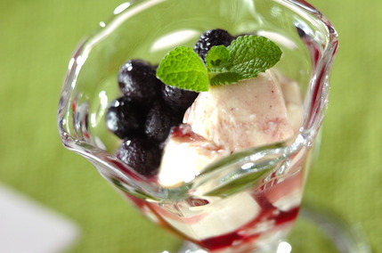 豆腐のパンナコッタ風