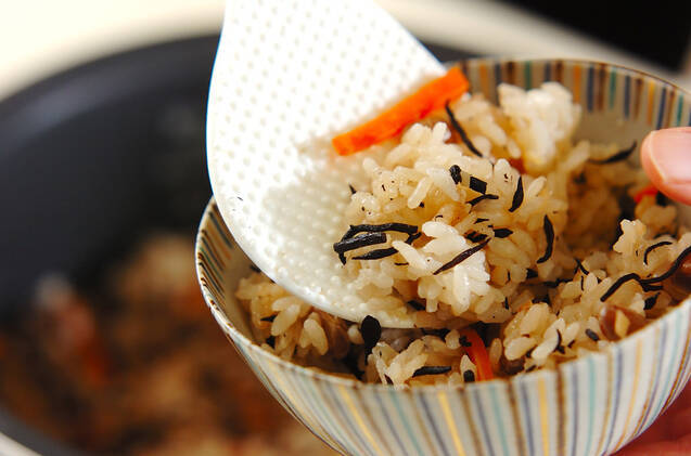 大豆とヒジキの炊き込みご飯の作り方の手順6