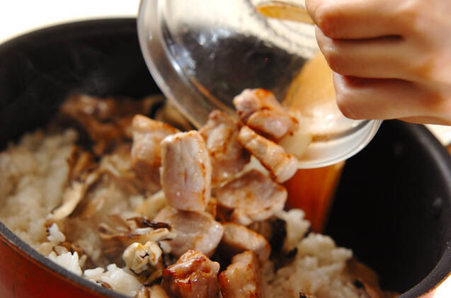 ポークチャーハンの作り方の手順3