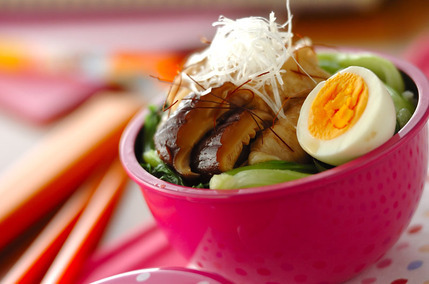 高野豆腐で豚角煮丼弁当