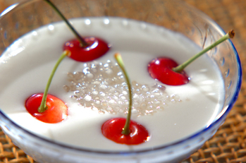 タピオカのデザート