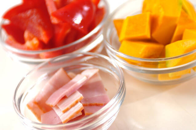 パプリカのスープの作り方の手順1