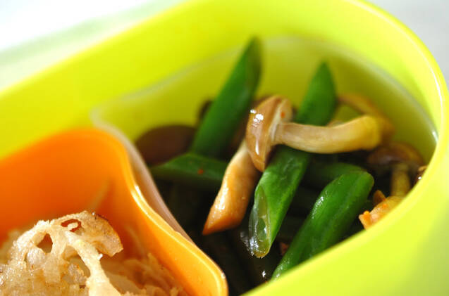 サヤインゲンの和え物