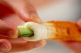 ちくわのキュウリ詰めの作り方2