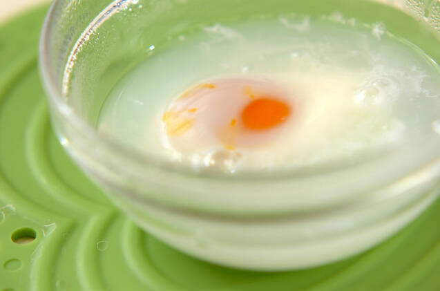 失敗しない！温泉卵 電子レンジで簡単にの作り方の手順4