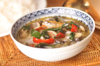 エビのグリーンカレー