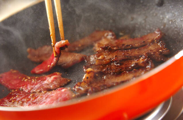 スタミナ満点！カルビ丼の作り方の手順8