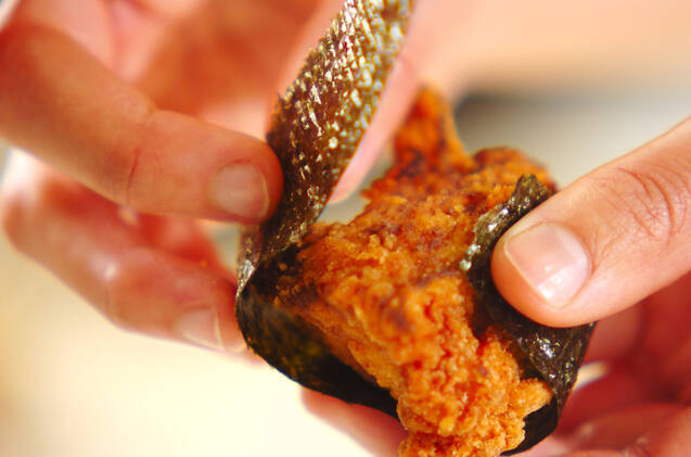 のり巻きから揚げの作り方の手順1