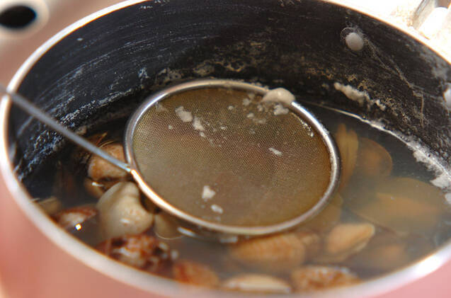 アサリのスープの作り方の手順2