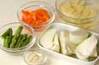 イカと野菜のパン粉焼きの作り方の手順7