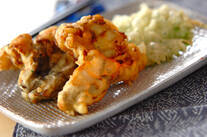 マイタケと大葉の天ぷら