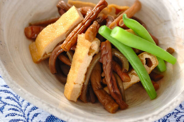 水煮ぜんまいの煮物