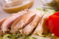 レンジでチン！蒸し鶏