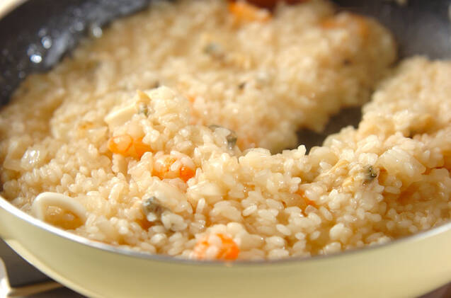 パプリカ詰め焼きリゾットの作り方の手順9