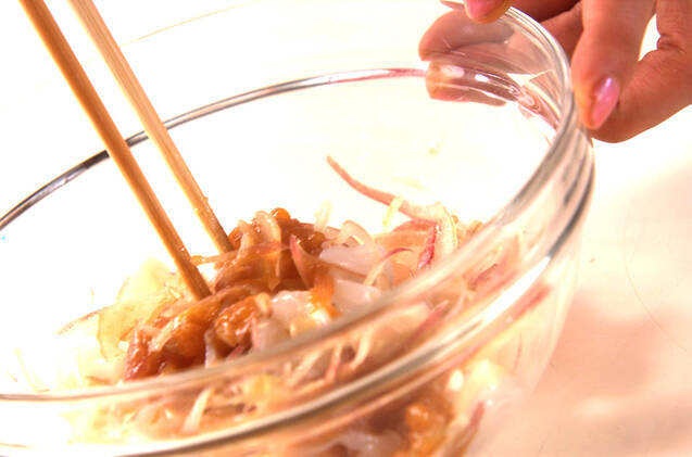 イカと香味野菜のサラダの作り方の手順4