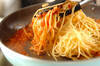 タコミンチのトマトパスタの作り方の手順8