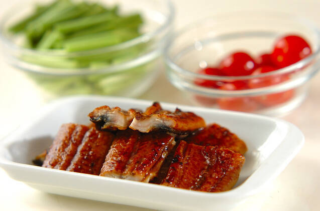 ウナギとニンニクの芽炒めの作り方の手順1