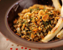 ガーリックキノコチャーハン