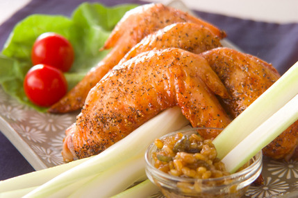 手羽先のコショウ焼き