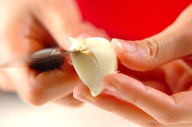 エビのガーリック風味炒めの作り方の手順2